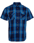BERMUDA TRIANGLE BAMBOO SHORT SLEEVE BUTTON UP - MENS